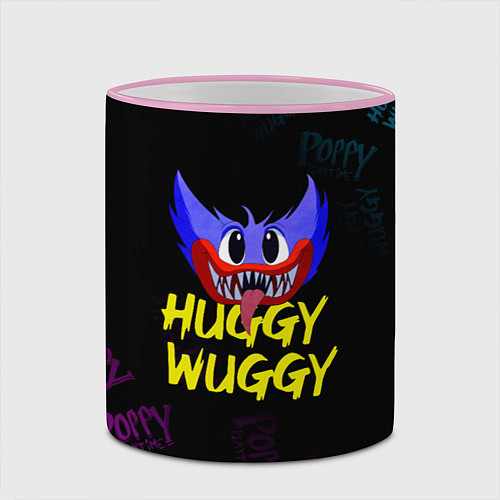 Кружка цветная HUGGY WUGGY PATTERN / 3D-Розовый кант – фото 2