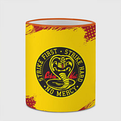 Кружка 3D Cobra Kai Big Logo, цвет: 3D-оранжевый кант — фото 2