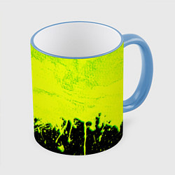Кружка цветная НЕОНОВЫЕ БРЫЗГИ КРАСКИ