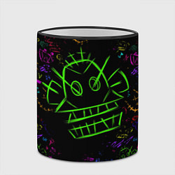 Кружка 3D League Of Legends неон - Arcane, цвет: 3D-черный кант — фото 2