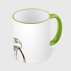 Кружка цветная Чжун Ли в хорошей форме GENSHIN IMPACT