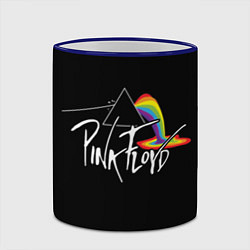 Кружка 3D PINK FLOYD - ПИНК ФЛОЙД ЛУЖА, цвет: 3D-синий кант — фото 2