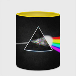Кружка 3D PINK FLOYD - ПИНК ФЛОЙД ГЛИТЧ, цвет: 3D-белый + желтый — фото 2