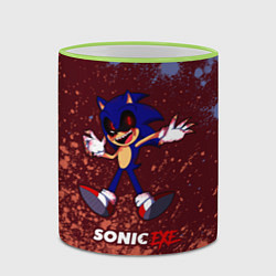 Кружка 3D SONIC EXE Арт, цвет: 3D-светло-зеленый кант — фото 2