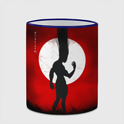 Кружка 3D Hunter x Hunter Гон волосы в небо, цвет: 3D-синий кант — фото 2