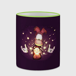 Кружка 3D RAYMAN LEGENDS РЭЙМАН, цвет: 3D-светло-зеленый кант — фото 2