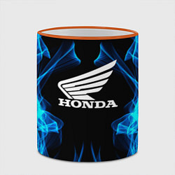 Кружка 3D Honda Fire, цвет: 3D-оранжевый кант — фото 2