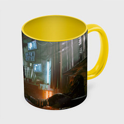 Кружка 3D PREY SPACE GAME, цвет: 3D-белый + желтый