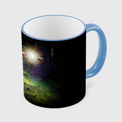 Кружка цветная Рыба в лесу