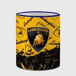 Кружка 3D Lamborghini Auto Sport, цвет: 3D-синий кант — фото 2