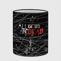 Кружка 3D Мы все мертвы All of Us Are Dead, цвет: 3D-черный кант — фото 2