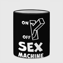 Кружка 3D SEX MACHINE Секс Машина, цвет: 3D-черный кант — фото 2