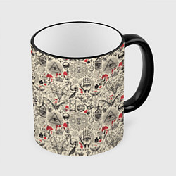 Кружка цветная Чёрная Магия и Колдовство