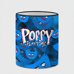 Кружка 3D Poppy Playtime Pattern background, цвет: 3D-черный кант — фото 2