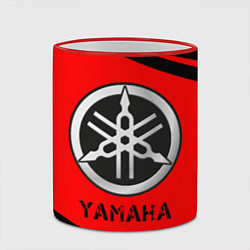 Кружка 3D YAMAHA Yamaha - Графика, цвет: 3D-красный кант — фото 2