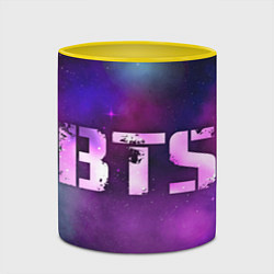 Кружка 3D Emblem BTS, цвет: 3D-белый + желтый — фото 2