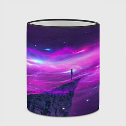 Кружка 3D Наедине со вселенной Alone with the universe, цвет: 3D-черный кант — фото 2