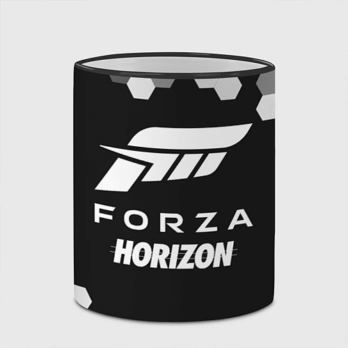 Кружка цветная FORZA HORIZON Графика / 3D-Черный кант – фото 2