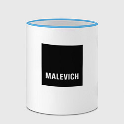 Кружка 3D MALEVICH, цвет: 3D-небесно-голубой кант — фото 2