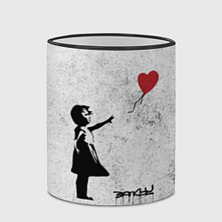Кружка 3D Бэнкси Всегда есть надежда There is Always Hope Ba, цвет: 3D-черный кант — фото 2