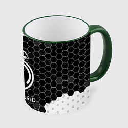 Кружка 3D REAL MADRID Real Madrid Графика, цвет: 3D-зеленый кант