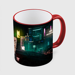Кружка цветная Judy cyberpunk2077