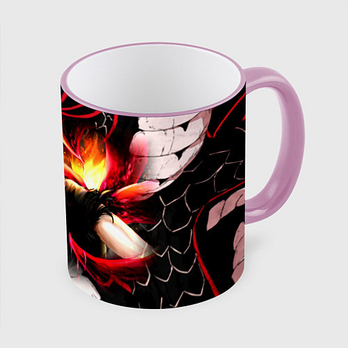 Кружка цветная Tokyo Ghoul Токийский Гуль Red Snake / 3D-Розовый кант – фото 1