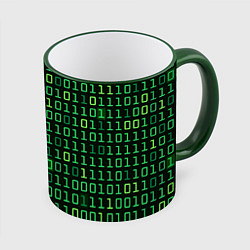 Кружка цветная Двоичный Код Binary Code