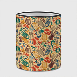 Кружка 3D Инструменты Музыкальные, цвет: 3D-черный кант — фото 2