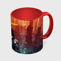 Кружка цветная Cyberpunk2077 Vi