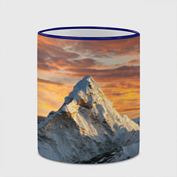 Кружка 3D Та самая Джомолунгма Сагарматха Everest, цвет: 3D-синий кант — фото 2