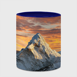 Кружка 3D Та самая Джомолунгма Сагарматха Everest, цвет: 3D-белый + синий — фото 2