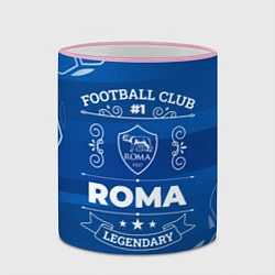 Кружка 3D Roma FC 1, цвет: 3D-розовый кант — фото 2