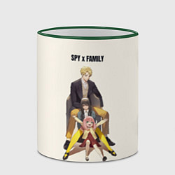 Кружка 3D Аниме Семья шпиона Anime Spy x Family, цвет: 3D-зеленый кант — фото 2