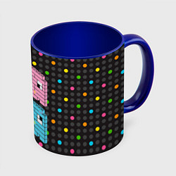 Кружка цветная Pac-man пиксели
