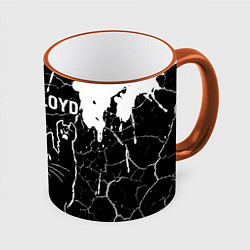 Кружка 3D Pink Floyd Rock Cat, цвет: 3D-оранжевый кант