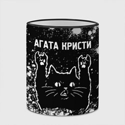 Кружка 3D Агата Кристи Rock Cat FS, цвет: 3D-черный кант — фото 2