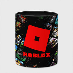 Кружка 3D ROBLOX СЮЖЕТЫ И ЛОГОТИП, цвет: 3D-белый + черный — фото 2