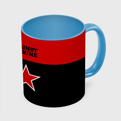 Кружка 3D The Collection - Rage Against the Machine, цвет: 3D-белый + небесно-голубой