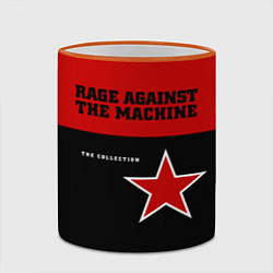 Кружка 3D The Collection - Rage Against the Machine, цвет: 3D-оранжевый кант — фото 2