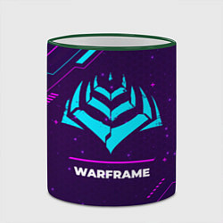 Кружка 3D Warframe Gaming Neon, цвет: 3D-зеленый кант — фото 2