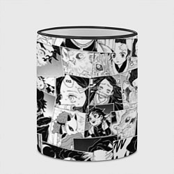 Кружка 3D Клинок рассекающий демонов паттерн, цвет: 3D-черный кант — фото 2