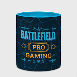 Кружка 3D Игра Battlefield: PRO Gaming, цвет: 3D-белый + небесно-голубой — фото 2