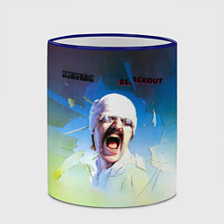 Кружка 3D Blackout - Scorpions, цвет: 3D-синий кант — фото 2