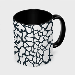 Кружка 3D Animal Black and White Pattern, цвет: 3D-белый + черный