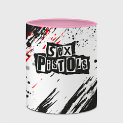 Кружка 3D Sex Pistols Big Logo, цвет: 3D-белый + розовый — фото 2