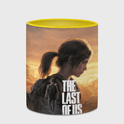Кружка 3D Элли и Джоэл TLOU part 1 Remake, цвет: 3D-белый + желтый — фото 2