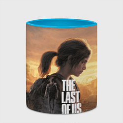 Кружка 3D Элли и Джоэл TLOU part 1 Remake, цвет: 3D-белый + небесно-голубой — фото 2