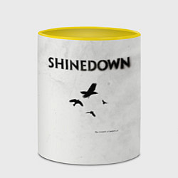 Кружка 3D The Sound of Madness - Shinedown, цвет: 3D-белый + желтый — фото 2