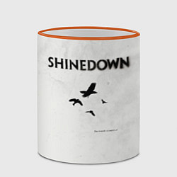 Кружка 3D The Sound of Madness - Shinedown, цвет: 3D-оранжевый кант — фото 2